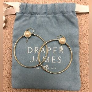 NWOT Draper James hoop earrings
